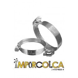 Abrazadera 11-20 Acero Inox 201. 8mm de Cremallera 95% SS.