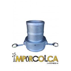 Conexion Camlock Parte "C" 4"Aluminio